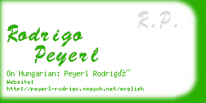 rodrigo peyerl business card